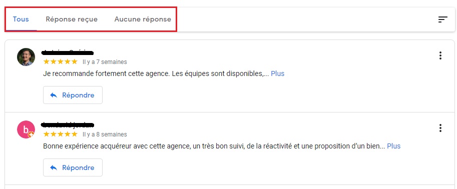 Tutoriel complet pour accéder aux avis Google complets d'une personne - Méthodes pour trier et filtrer les avis Google trouvés